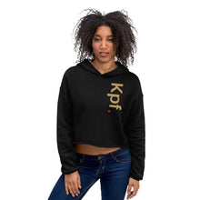 Load image into Gallery viewer, &quot;kpf.&quot; Gold - Crop Hoodie